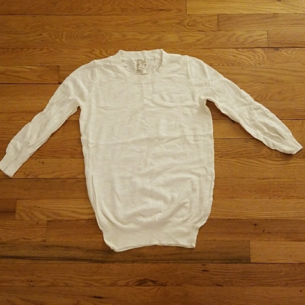 J crew 3/4 sleeve top